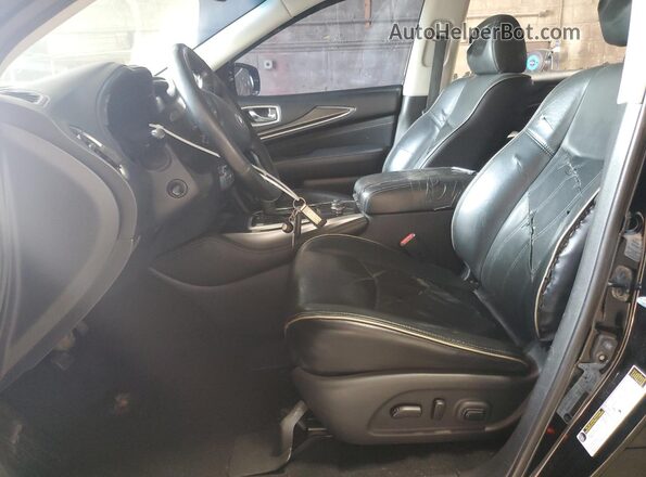 5N1DL0MM5HC557935 2017 INFINITI QX60 Black Vista interior delantera
