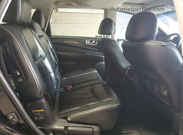 5N1DL0MM5HC557935 2017 INFINITI QX60 Black Vista interior trasera