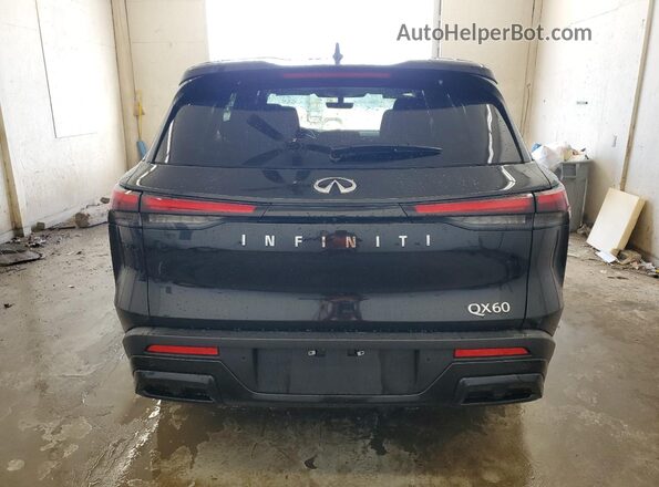 5N1DL1ER3RC344662 2024 INFINITI QX60 Black Widok z tyłu