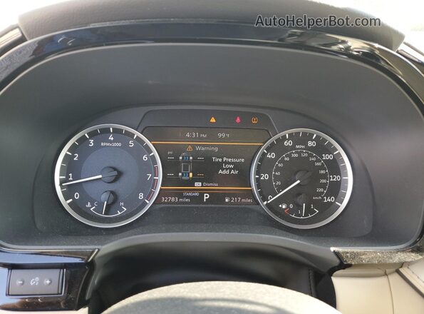 5N1DL1ER4RC342340 2024 INFINITI QX60 Белый Вид щитка приборов