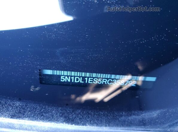5N1DL1ES5RC358792 2024 INFINITI QX60 Черный Вид наклейки с VIN-кодом