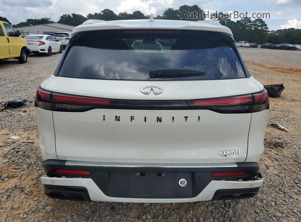 5N1DL1FR8PC354048 2023 INFINITI QX60 White Widok z tyłu