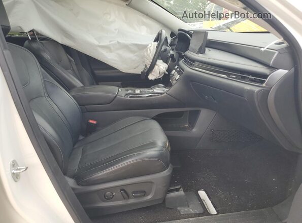 5N1DL1FR8PC354048 2023 INFINITI QX60 White Widok wnętrza z przodu