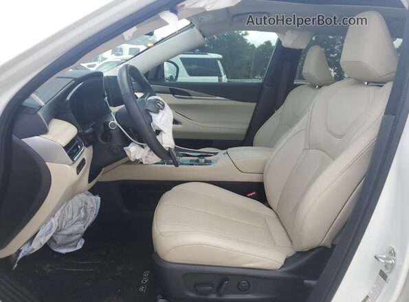 5N1DL1FS3RC338071 2024 INFINITI QX60 White Вид салону спереду