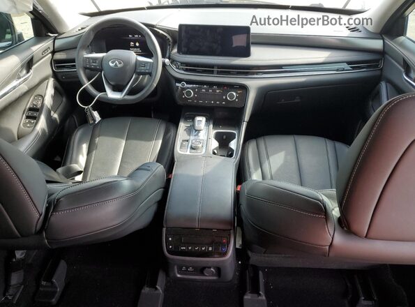 5N1DL1FS5PC350817 2023 INFINITI QX60 Charcoal Вид панелі приладів