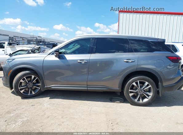 5N1DL1FS5RC337150 2024 INFINITI QX60 Gray Widok wnętrza z tyłu