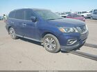 2020 Nissan Pathfinder S 2wd Blue vin: 5N1DR2AN6LC576848