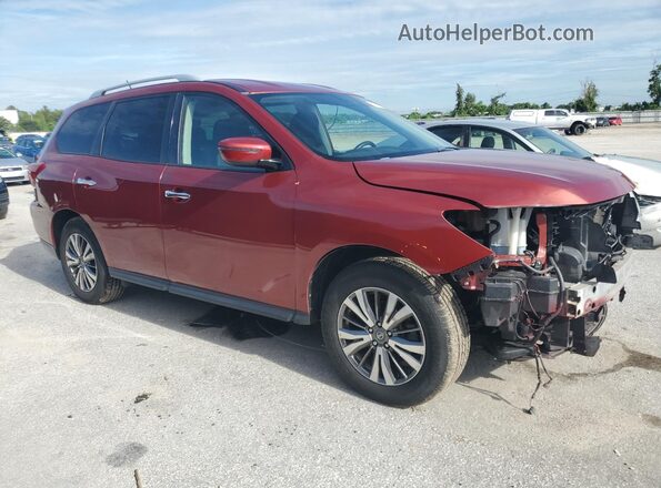 5N1DR2MM1JC642514 2018 NISSAN PATHFINDER Красный Передняя правая четверть