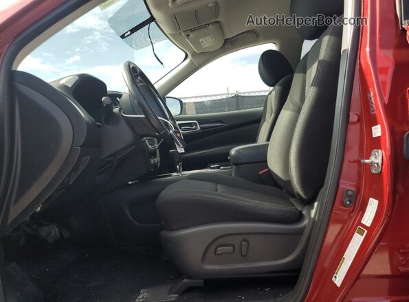 5N1DR2MM1JC642514 2018 NISSAN PATHFINDER Красный Вид салона спереди