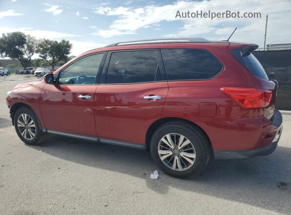 5N1DR2MM1JC642514 2018 NISSAN PATHFINDER Красный Задняя левая четверть
