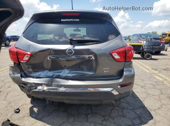 5N1DR2MM2JC652758 2018 NISSAN PATHFINDER Серый Вид сзади