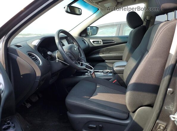 5N1DR2MM2JC652758 2018 NISSAN PATHFINDER Серый Вид салона спереди