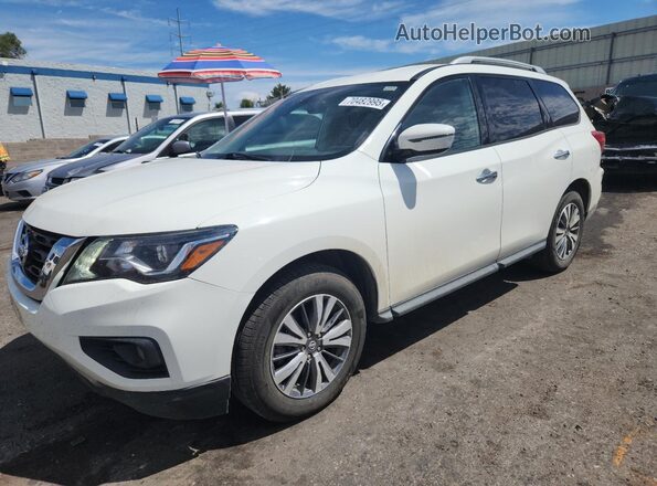 5N1DR2MM2KC638490 2019 NISSAN PATHFINDER White წინა მარცხენა ხედი სამი მეოთხედიდან