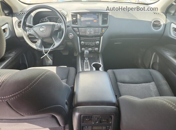 5N1DR2MM2KC638490 2019 NISSAN PATHFINDER White წინა პანელის ხედი