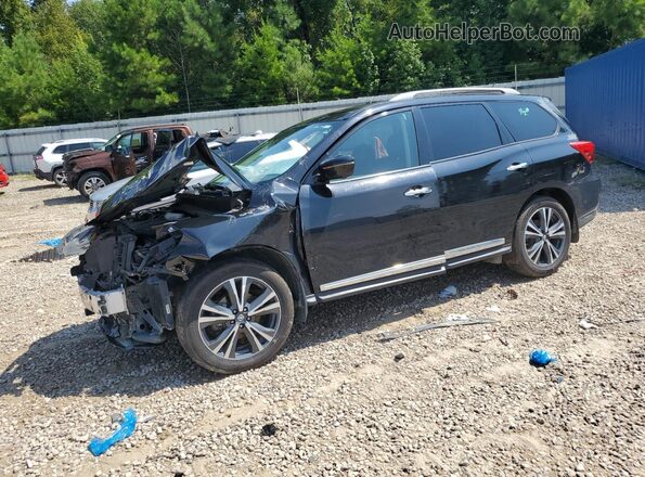 5N1DR2MM3JC608560 2018 NISSAN PATHFINDER Черный Передняя левая четверть
