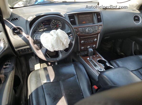 5N1DR2MM3JC608560 2018 NISSAN PATHFINDER Черный Вид панели приборов
