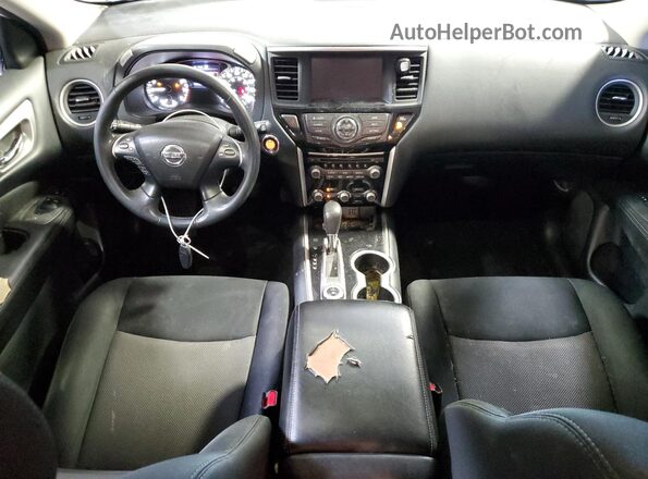 5N1DR2MM3JC635872 2018 NISSAN PATHFINDER Белый Вид панели приборов