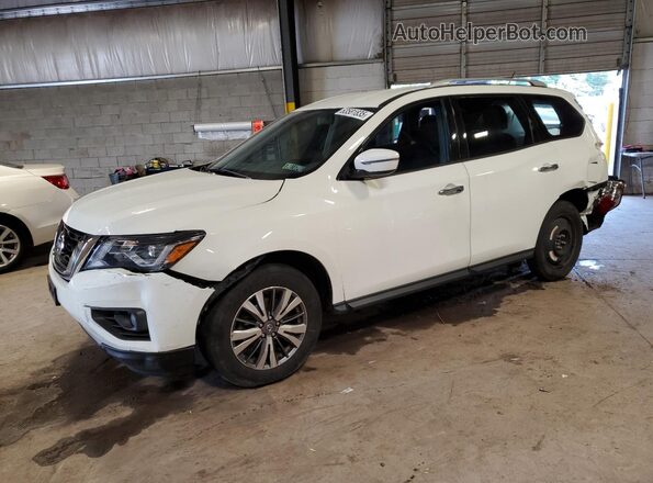5N1DR2MM3JC635872 2018 NISSAN PATHFINDER Белый Передняя левая четверть