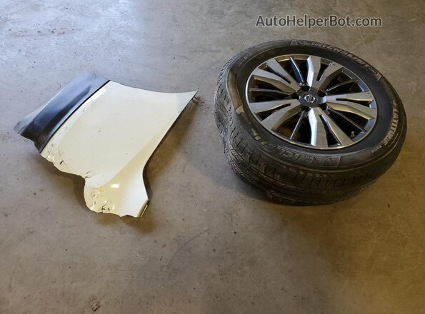 5N1DR2MM3JC635872 2018 NISSAN PATHFINDER Белый Вид наклейки с VIN-кодом