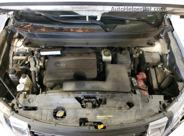 5N1DR2MM3JC635872 2018 NISSAN PATHFINDER Белый Вид подкапотного пространства