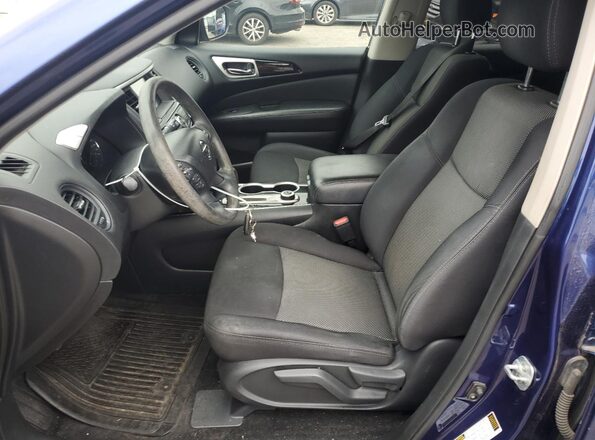 5N1DR2MM3JC679371 2018 NISSAN PATHFINDER Синий Вид салона спереди