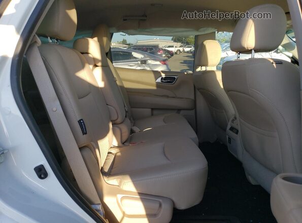 5N1DR2MM4JC641163 2018 NISSAN PATHFINDER Белый Вид задней части салона
