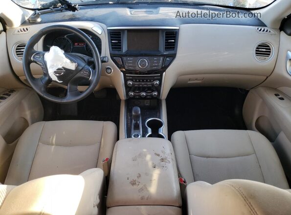 5N1DR2MM4JC641163 2018 NISSAN PATHFINDER Белый Вид панели приборов
