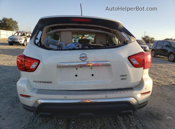 5N1DR2MM4JC641163 2018 NISSAN PATHFINDER Белый Вид сзади