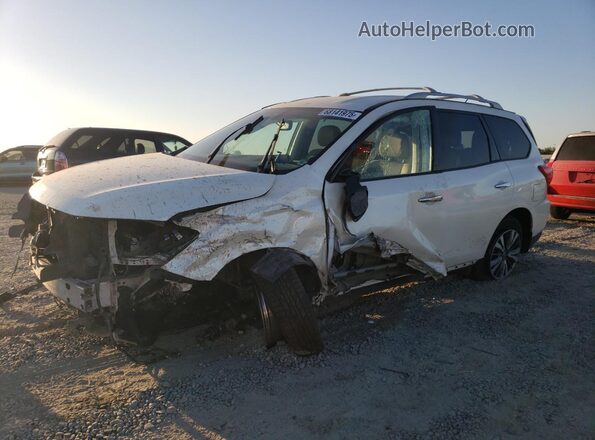 5N1DR2MM4JC641163 2018 NISSAN PATHFINDER Белый Передняя левая четверть