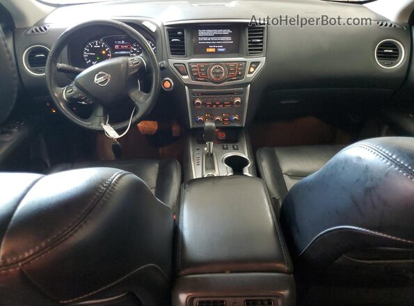 5N1DR2MM4JC657136 2018 NISSAN PATHFINDER White Widok deski rozdzielczej