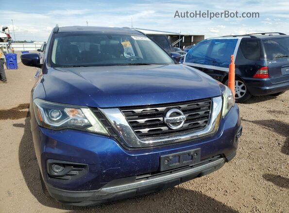 5N1DR2MM7JC651749 2018 NISSAN PATHFINDER Blue Widok z przodu