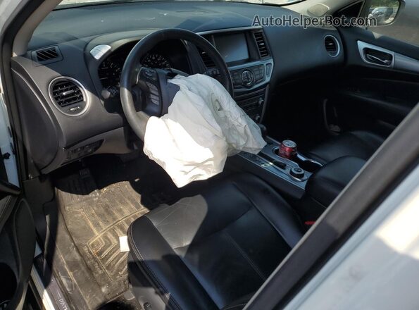 5N1DR2MM9JC612709 2018 NISSAN PATHFINDER Белый Вид панели приборов
