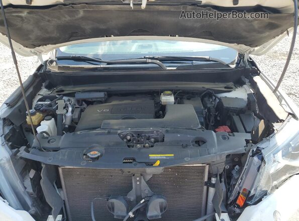 5N1DR2MM9JC612709 2018 NISSAN PATHFINDER Белый Вид подкапотного пространства