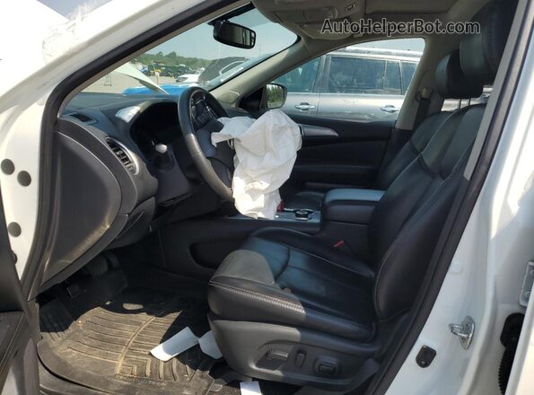 5N1DR2MM9JC612709 2018 NISSAN PATHFINDER Белый Вид салона спереди