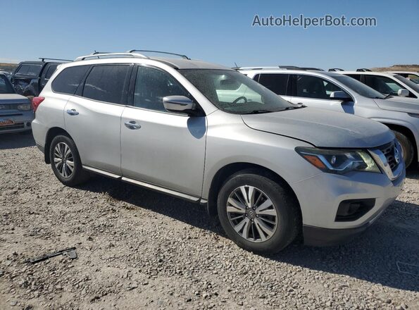 5N1DR2MM9JC614301 2018 NISSAN PATHFINDER Серебряный Передняя правая четверть