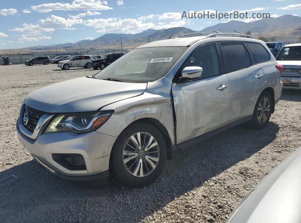 5N1DR2MM9JC614301 2018 NISSAN PATHFINDER Серебряный Передняя левая четверть