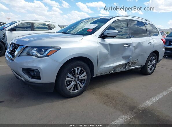 5N1DR2MMXJC611696 2018 NISSAN PATHFINDER Серебряный Передняя левая четверть