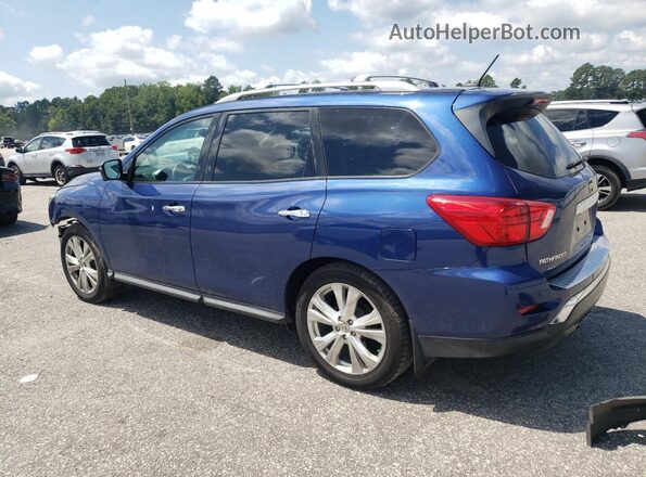5N1DR2MN0JC608024 2018 NISSAN PATHFINDER Синий Задняя левая четверть