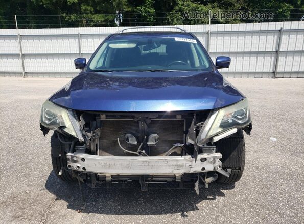 5N1DR2MN0JC608024 2018 NISSAN PATHFINDER Синий Вид спереди