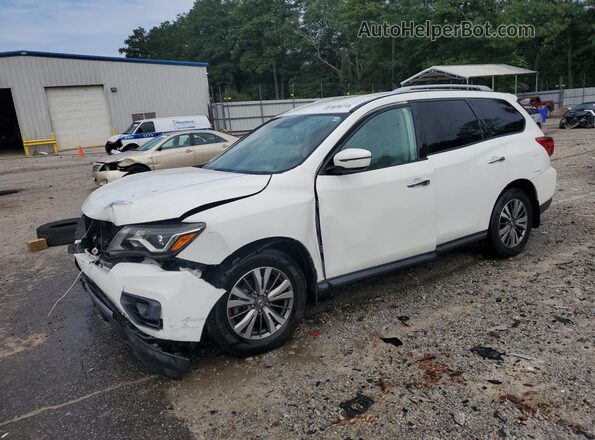 5N1DR2MN0JC650371 2018 NISSAN PATHFINDER Белый Передняя левая четверть