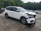 2018 Nissan Pathfinder S Белый vin: 5N1DR2MN0JC650371