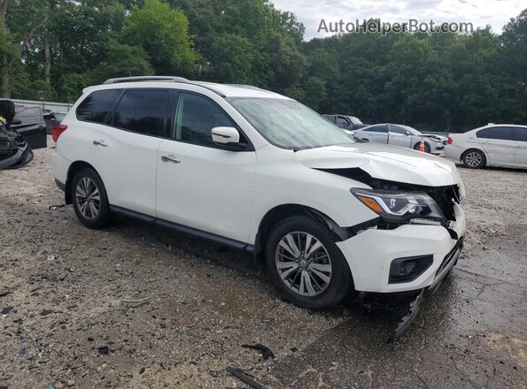5N1DR2MN0JC650371 2018 NISSAN PATHFINDER Белый Передняя правая четверть
