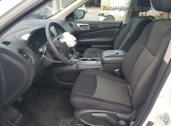 5N1DR2MN0JC650371 2018 NISSAN PATHFINDER Белый Вид салона спереди