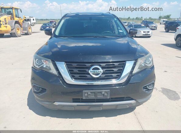 5N1DR2MN1HC639325 2017 NISSAN PATHFINDER Black Instrument cluster view