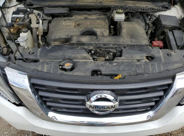 5N1DR2MN3JC674079 2018 NISSAN PATHFINDER Белый Вид подкапотного пространства