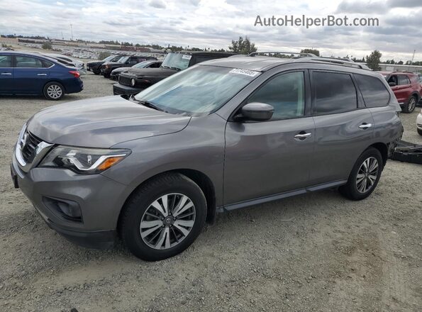 5N1DR2MN4JC604221 2018 NISSAN PATHFINDER Gray Առջևի ձախ երեք քառորդ տեսարան