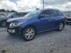 2018 Nissan Pathfinder S Синий vin: 5N1DR2MN4JC607328