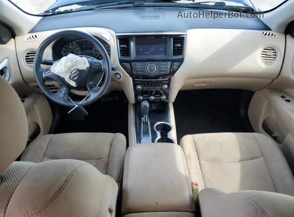 5N1DR2MN5JC602736 2018 NISSAN PATHFINDER Синий Вид панели приборов
