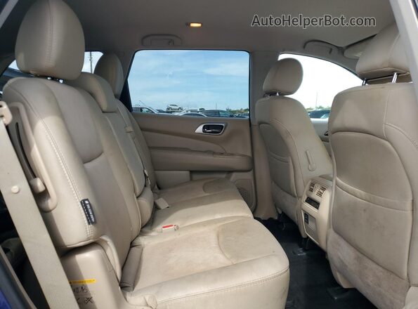 5N1DR2MN5JC602736 2018 NISSAN PATHFINDER Синий Вид задней части салона