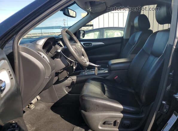 5N1DR2MN5JC674598 2018 NISSAN PATHFINDER Black Widok wnętrza z przodu